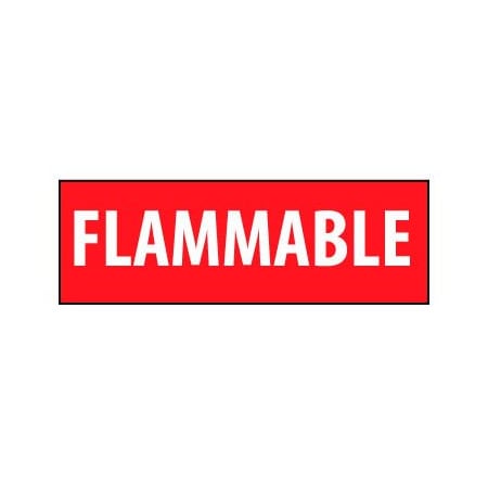 National Marker Co Fire Safety Sign - Flammable - Vinyl M16P